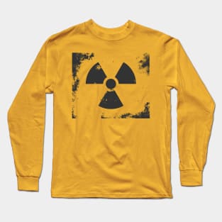 Nuclear Radiation Hazard Symbol Long Sleeve T-Shirt